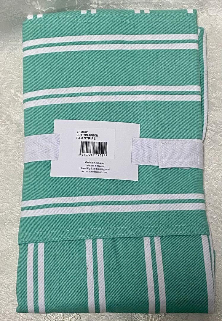 Amazon.co.jp: フォートナム&メイソン オーデニル ストライプ エプロン